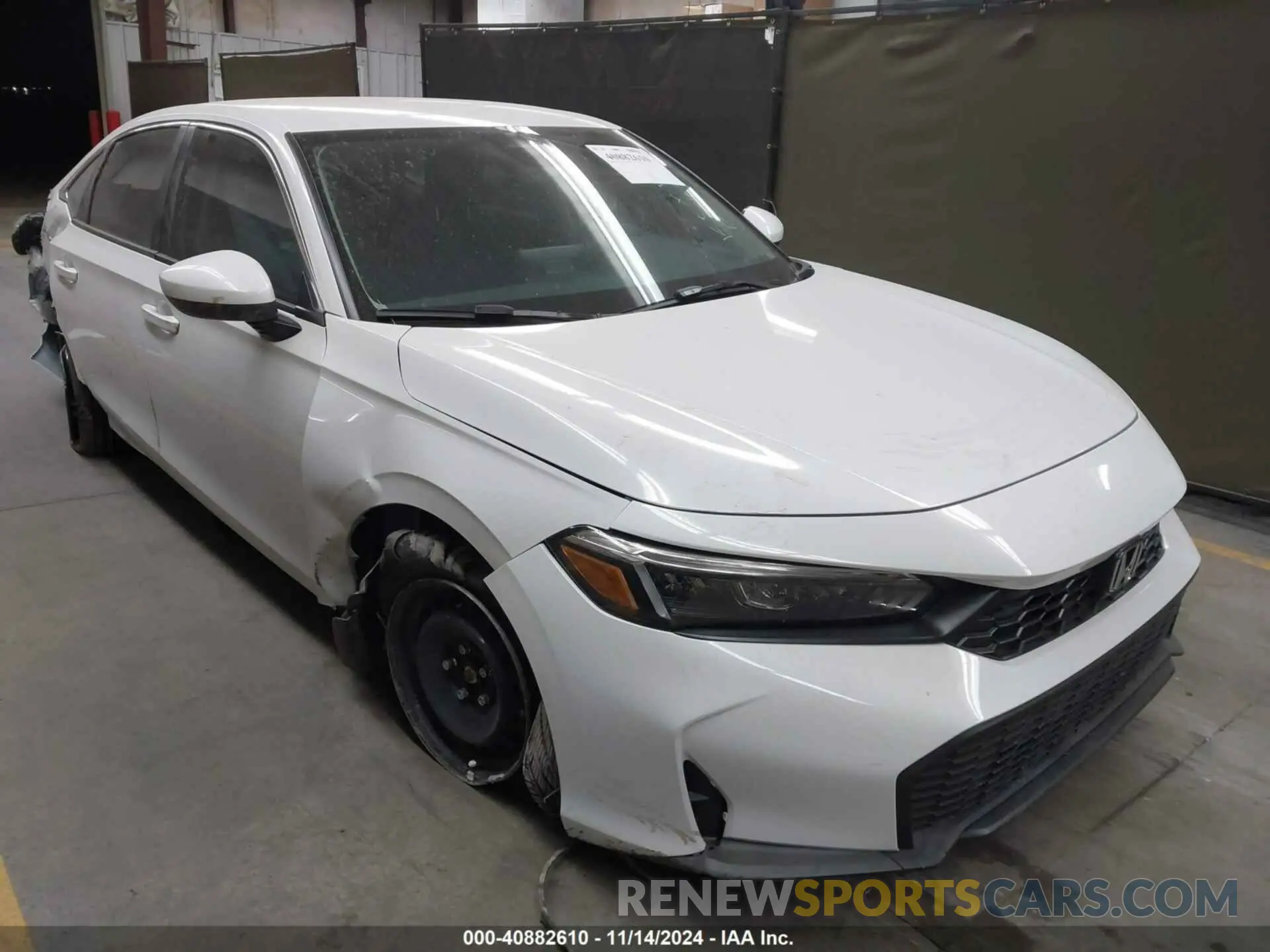 1 fotografías del automóvil dañado 2HGFE2F27SH500091 HONDA CIVIC 2025
