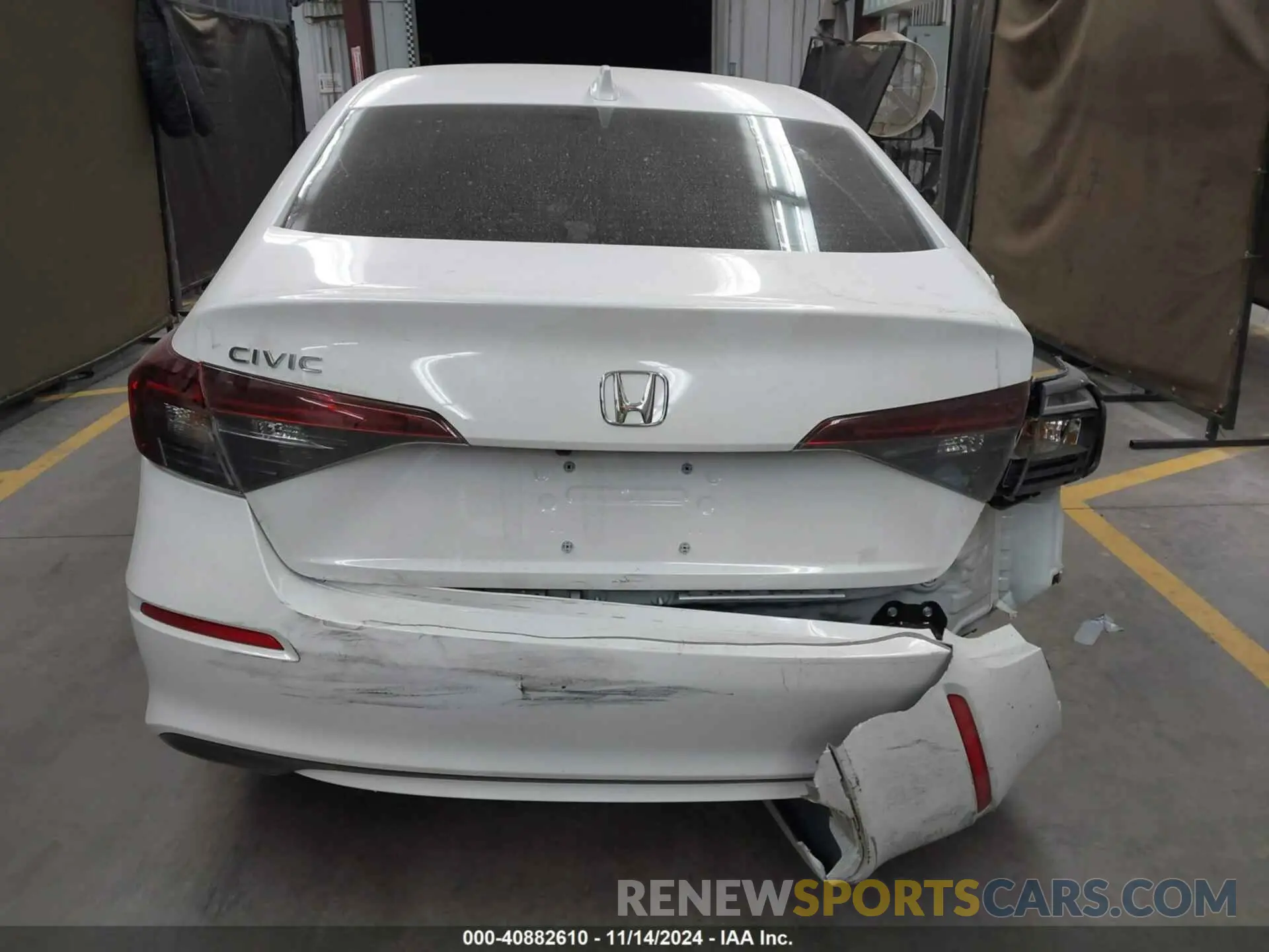 16 fotografías del automóvil dañado 2HGFE2F27SH500091 HONDA CIVIC 2025