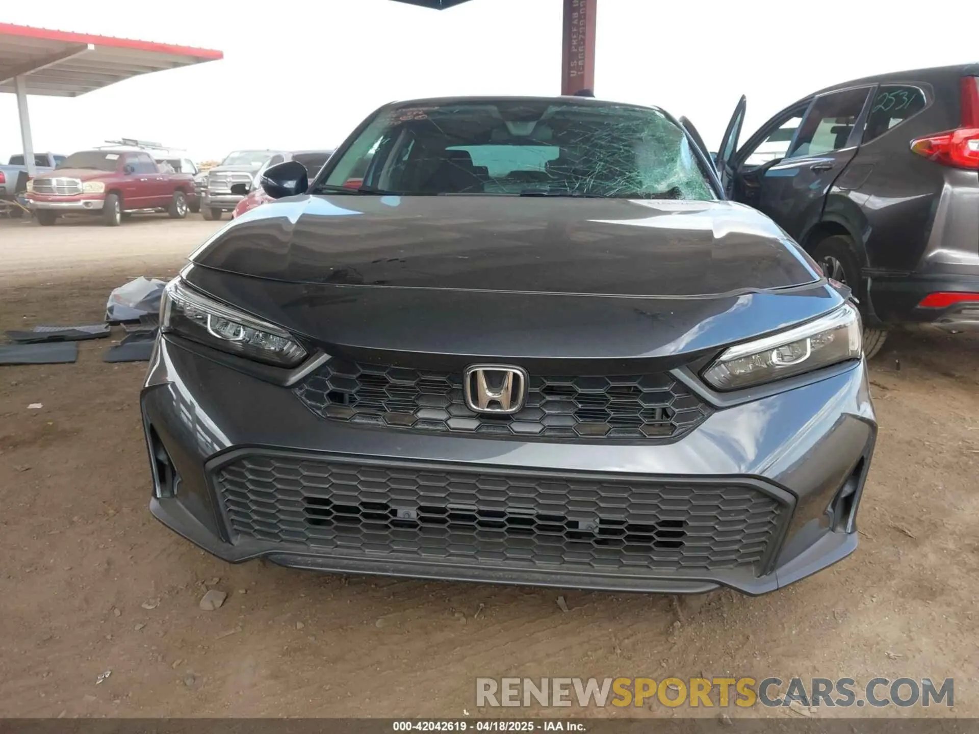 11 fotografías del automóvil dañado 2HGFE2F27SH526450 HONDA CIVIC 2025