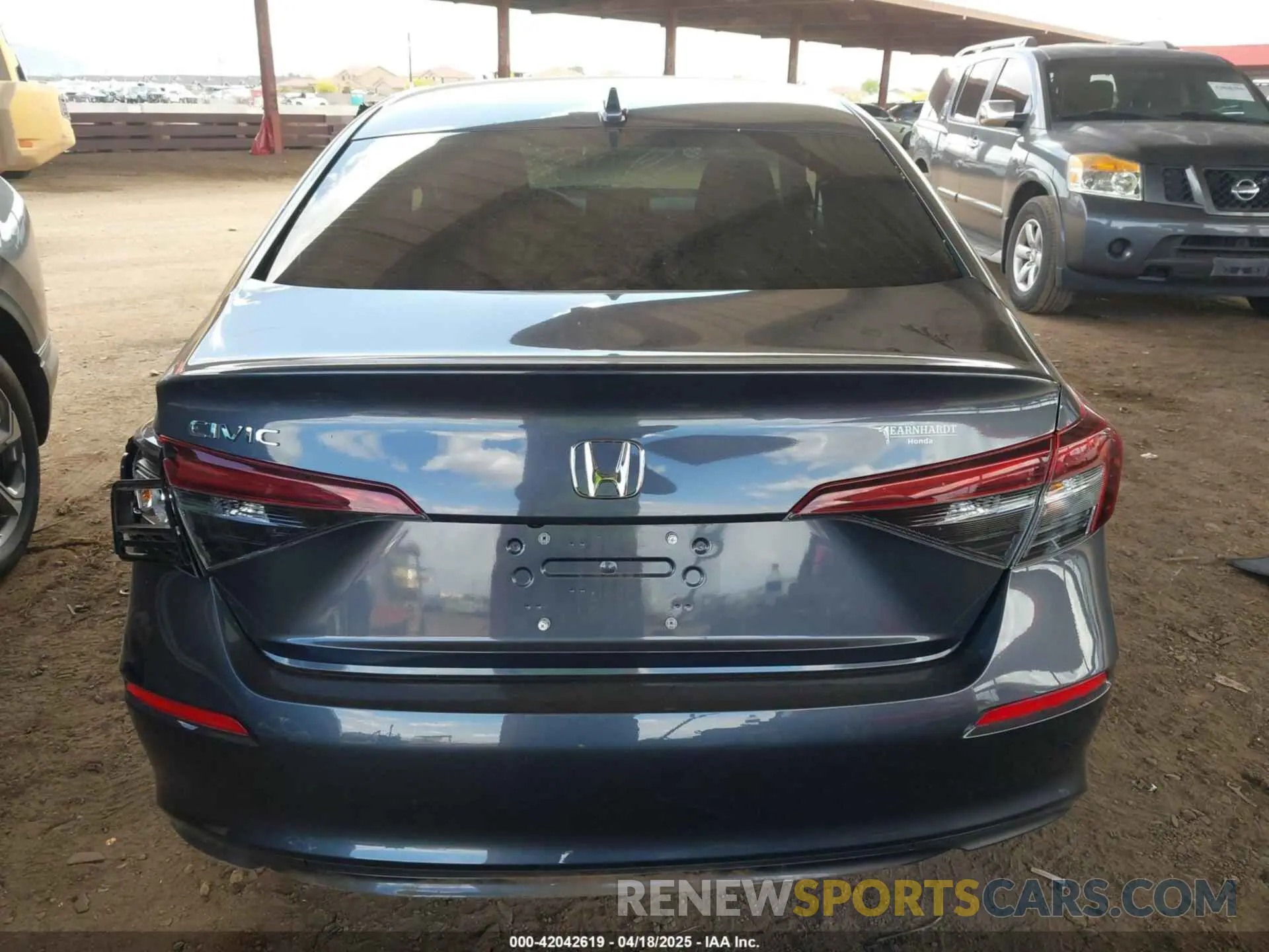 15 fotografías del automóvil dañado 2HGFE2F27SH526450 HONDA CIVIC 2025