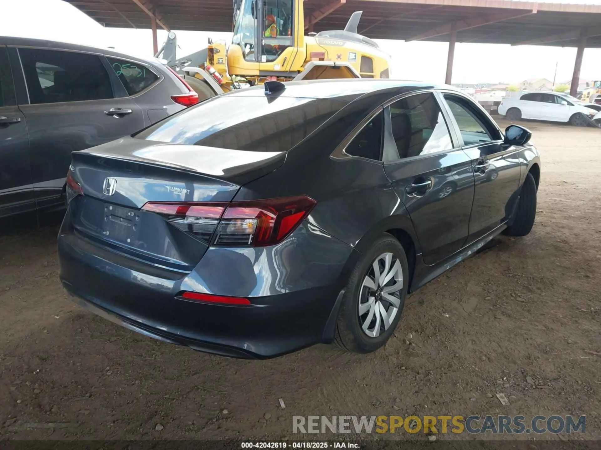 4 fotografías del automóvil dañado 2HGFE2F27SH526450 HONDA CIVIC 2025