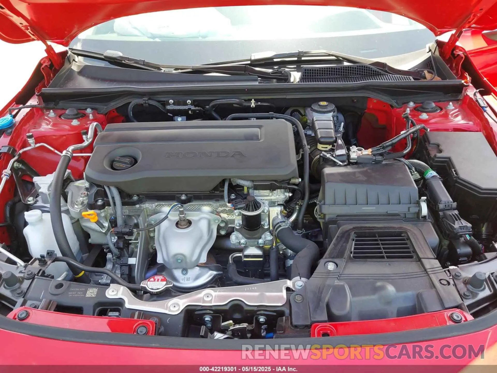 10 fotografías del automóvil dañado 2HGFE2F27SH566723 HONDA CIVIC 2025