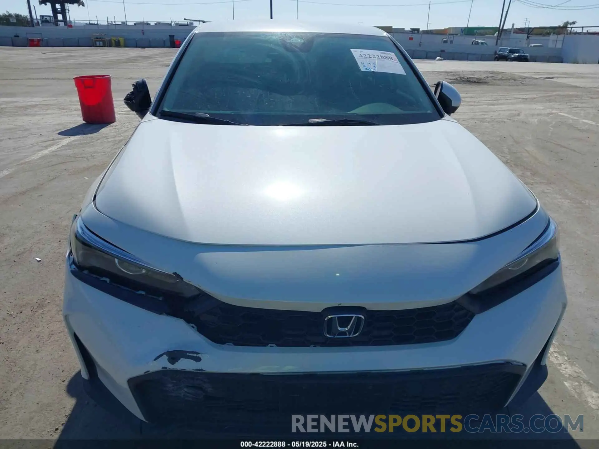 6 fotografías del automóvil dañado 2HGFE2F28SH514615 HONDA CIVIC 2025