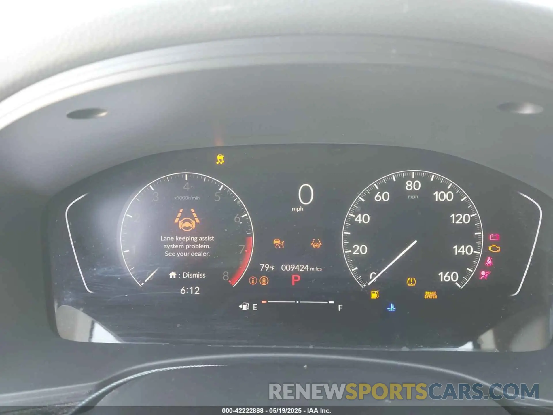 7 fotografías del automóvil dañado 2HGFE2F28SH514615 HONDA CIVIC 2025