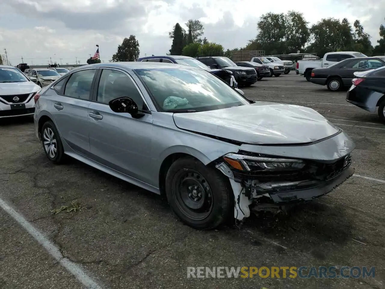 4 fotografías del automóvil dañado 2HGFE2F28SH519958 HONDA CIVIC 2025