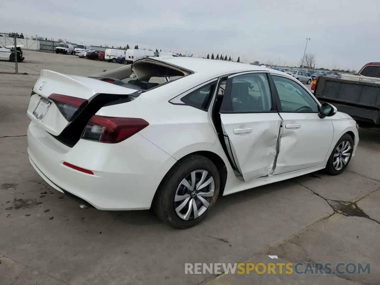 3 fotografías del automóvil dañado 2HGFE2F28SH546576 HONDA CIVIC 2025
