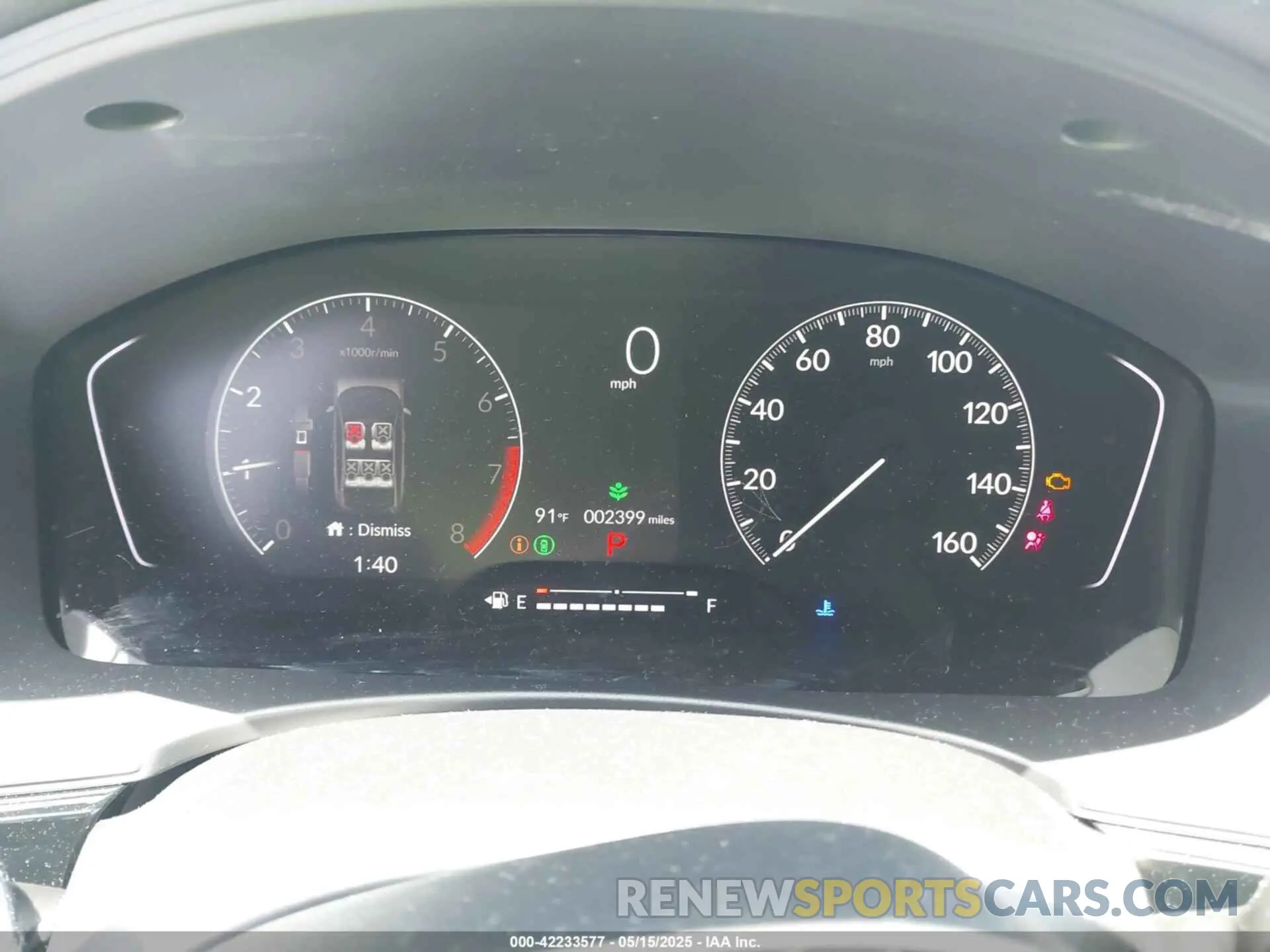 7 fotografías del automóvil dañado 2HGFE2F28SH575317 HONDA CIVIC 2025