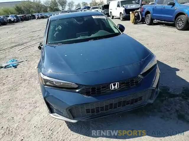 10 fotografías del automóvil dañado 2HGFE2F29SH516583 HONDA CIVIC 2025