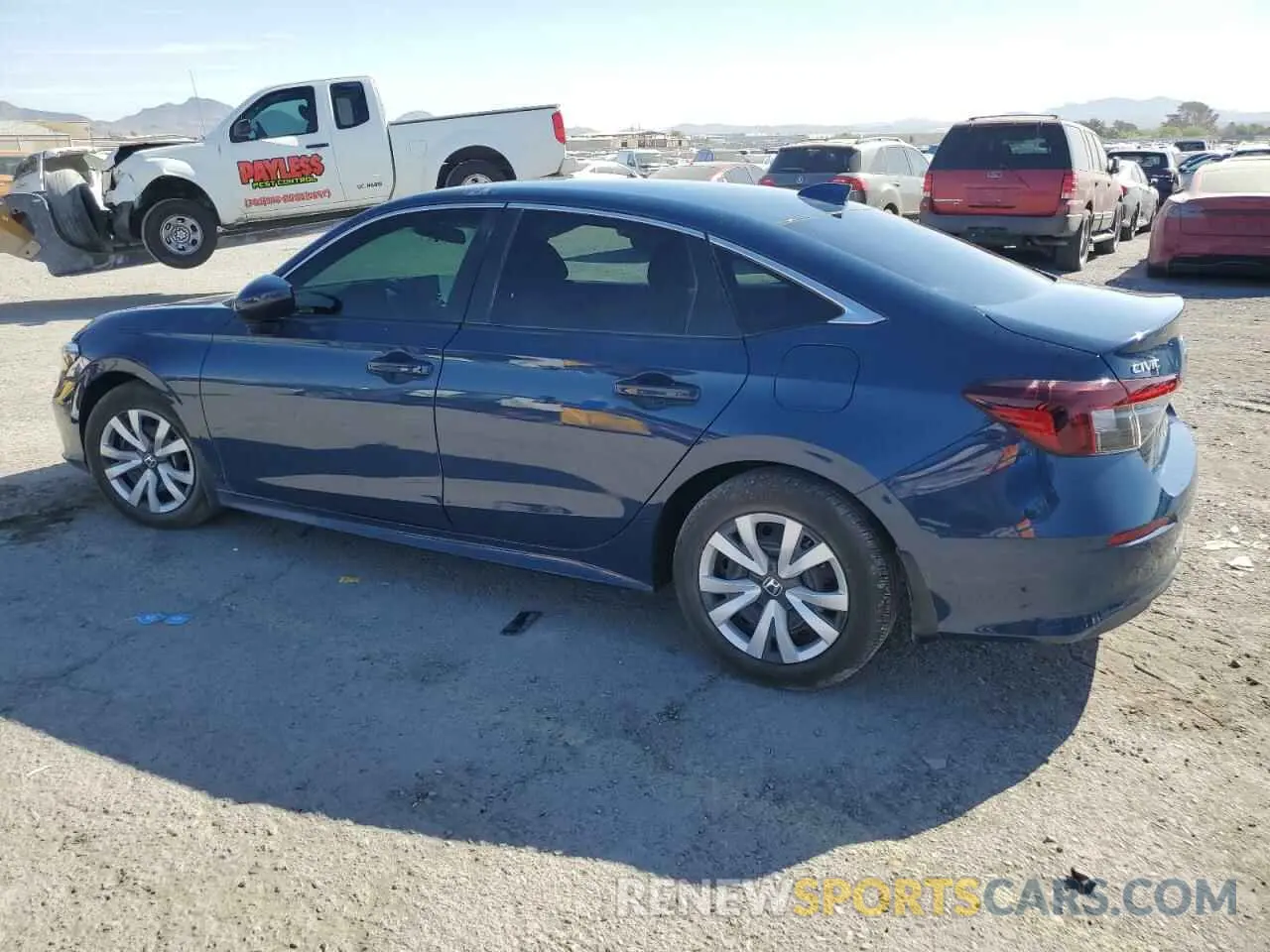 2 fotografías del automóvil dañado 2HGFE2F29SH516583 HONDA CIVIC 2025