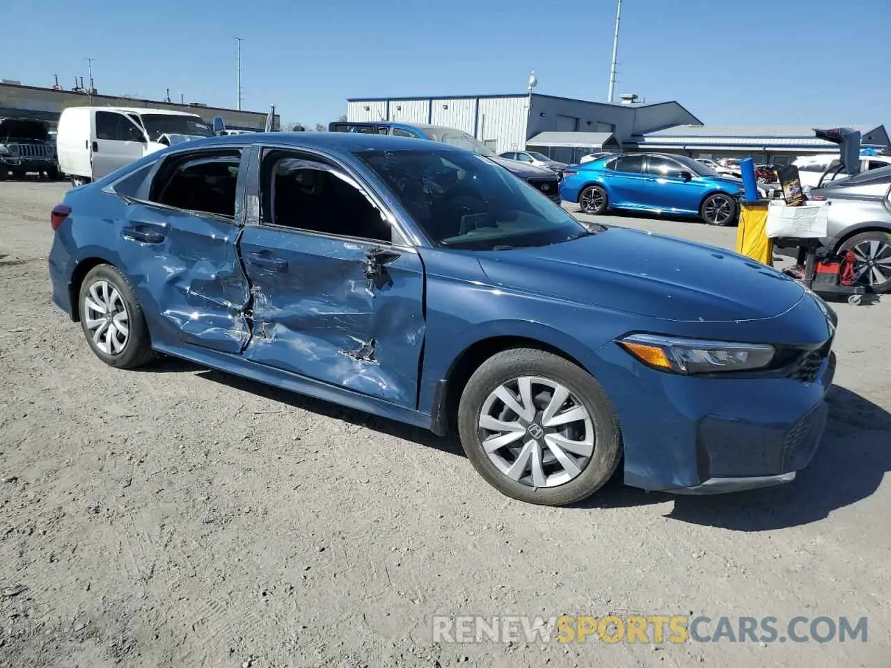4 fotografías del automóvil dañado 2HGFE2F29SH516583 HONDA CIVIC 2025
