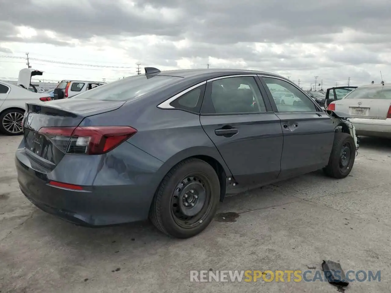 3 fotografías del automóvil dañado 2HGFE2F29SH537563 HONDA CIVIC 2025