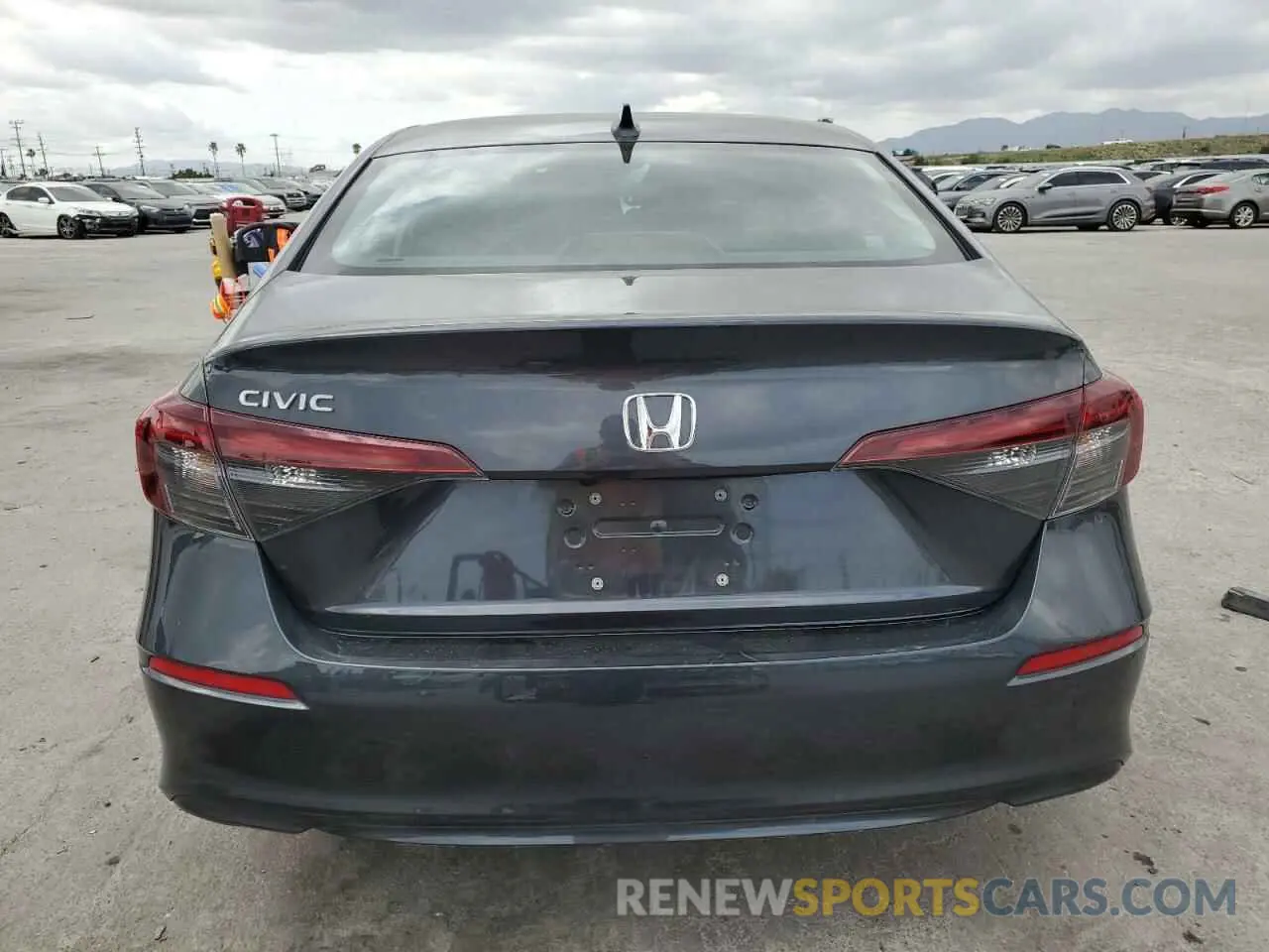 6 fotografías del automóvil dañado 2HGFE2F29SH537563 HONDA CIVIC 2025