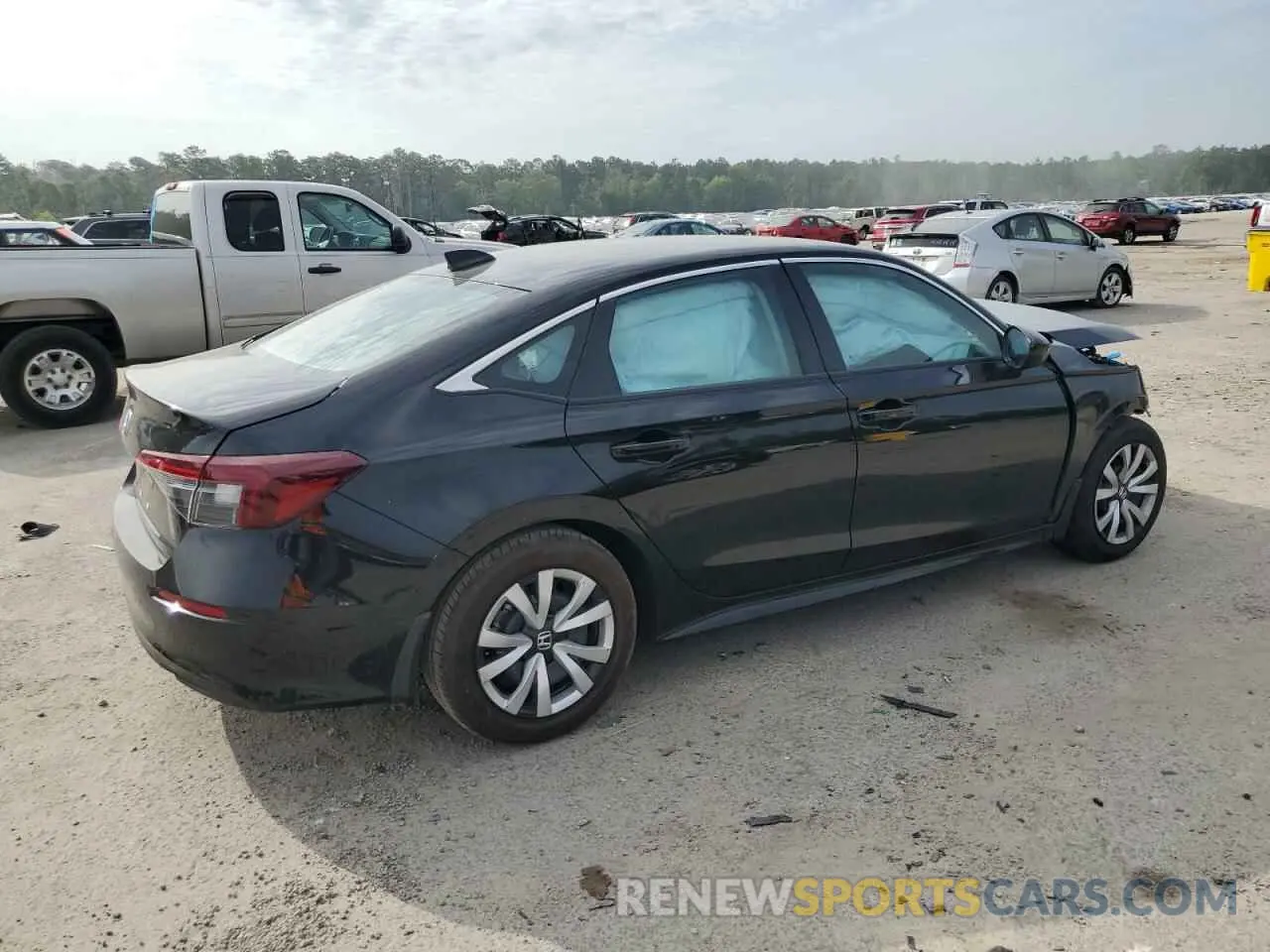 3 fotografías del automóvil dañado 2HGFE2F29SH560406 HONDA CIVIC 2025
