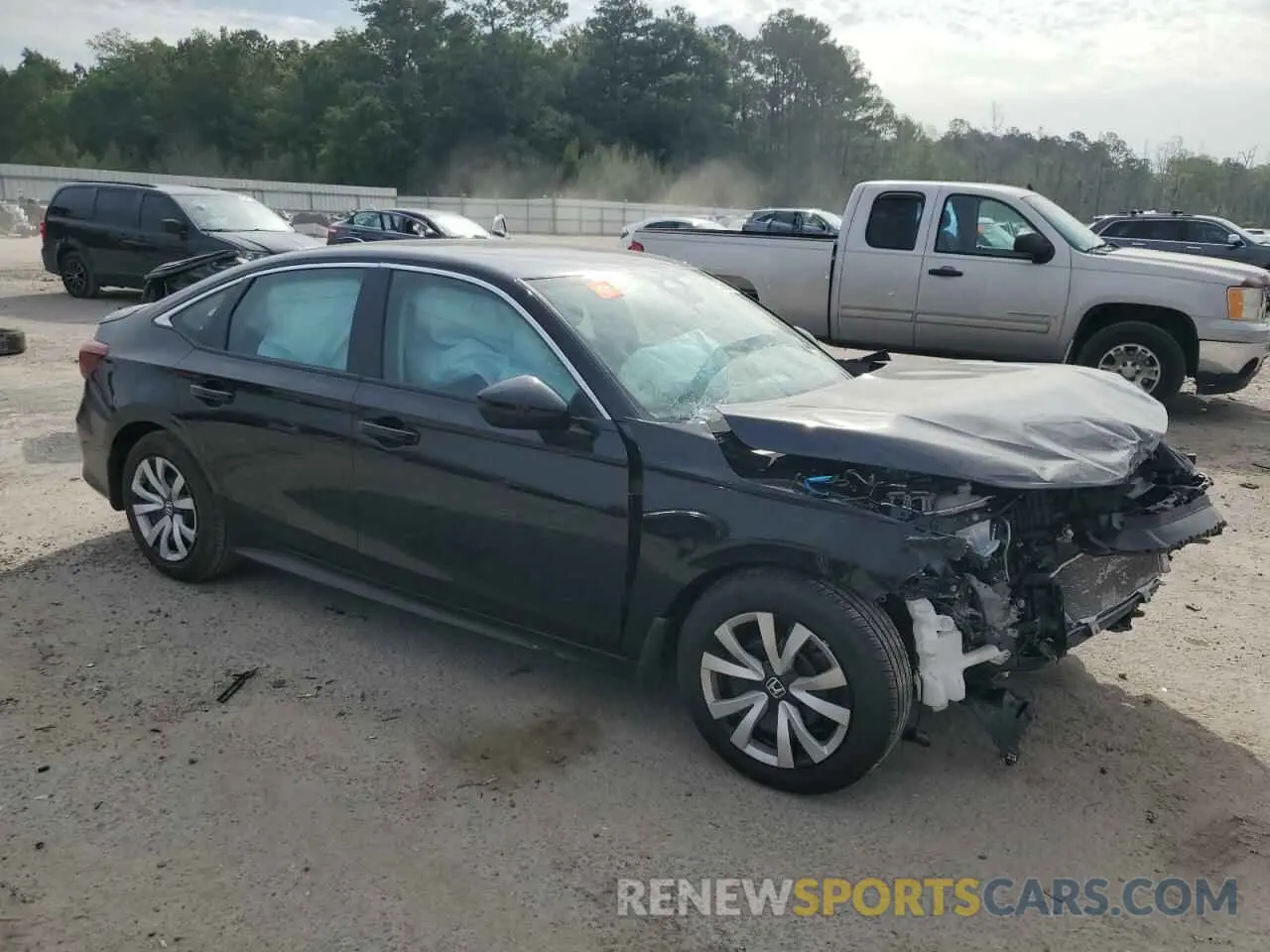 4 fotografías del automóvil dañado 2HGFE2F29SH560406 HONDA CIVIC 2025