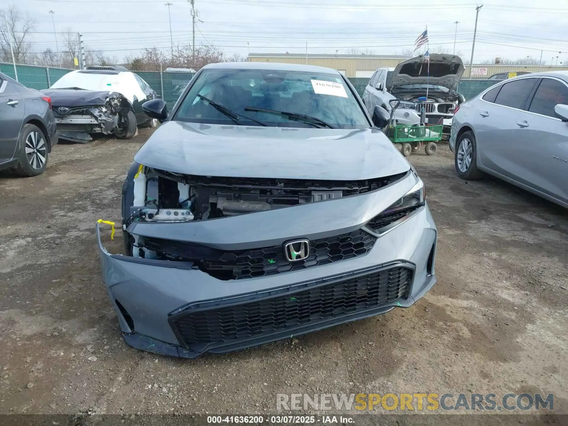 13 fotografías del automóvil dañado 2HGFE2F50SH508902 HONDA CIVIC 2025
