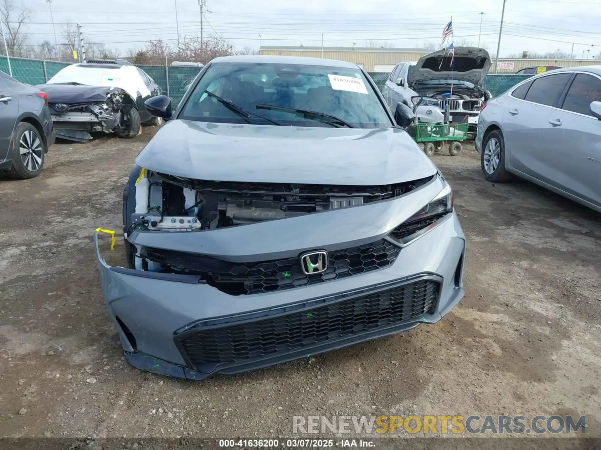 6 fotografías del automóvil dañado 2HGFE2F50SH508902 HONDA CIVIC 2025
