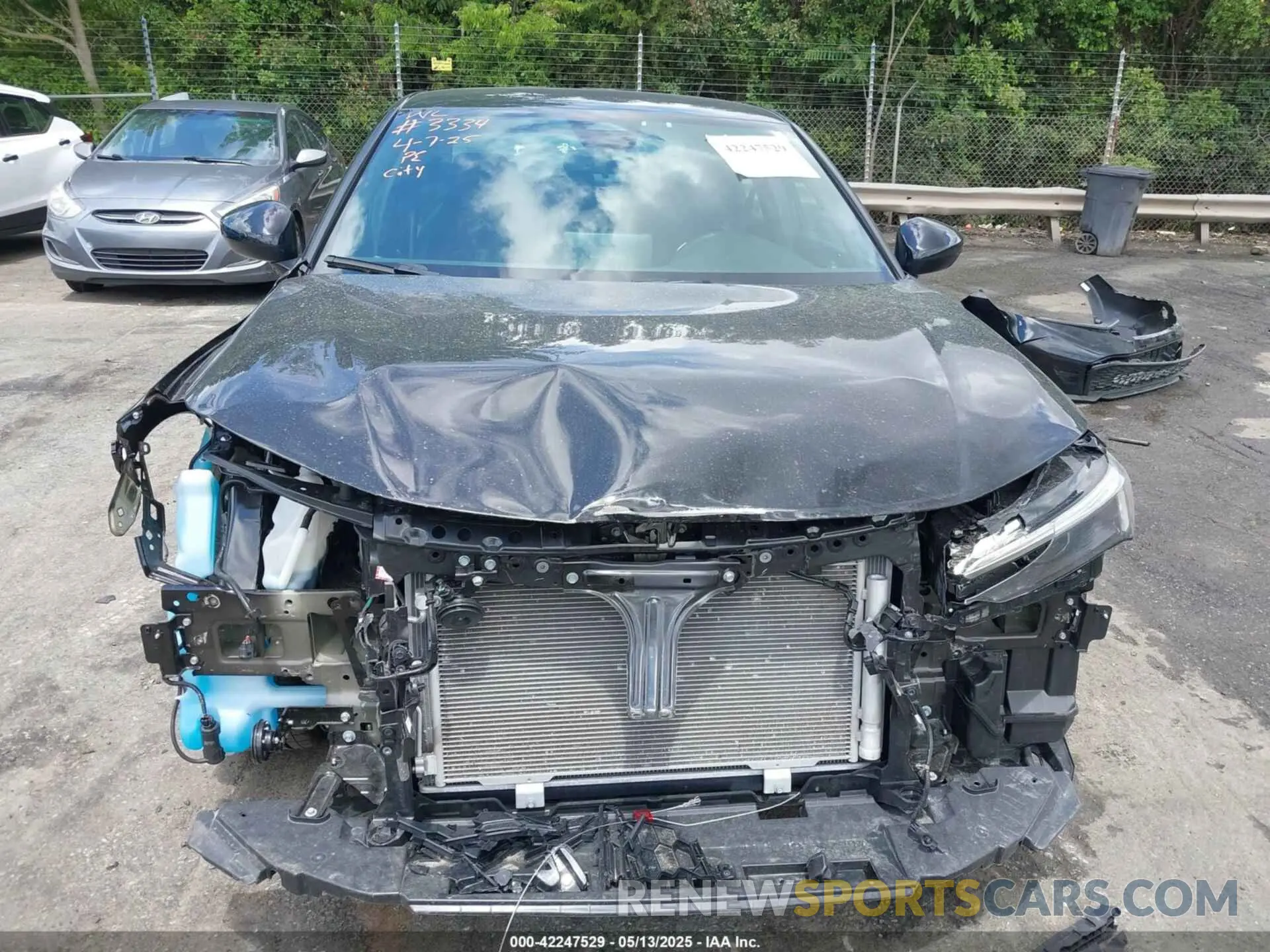 13 fotografías del automóvil dañado 2HGFE2F50SH509578 HONDA CIVIC 2025