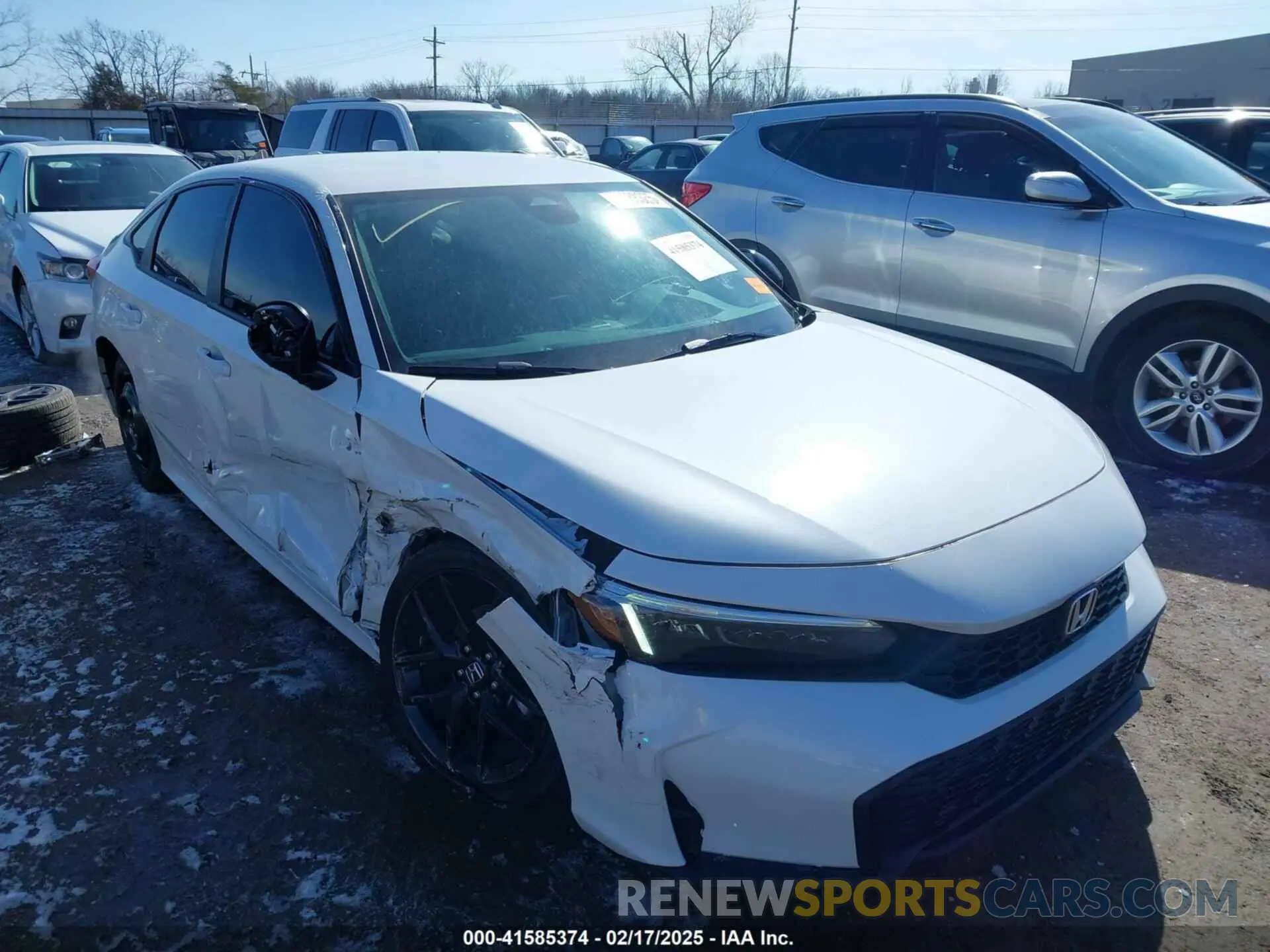 6 fotografías del automóvil dañado 2HGFE2F50SH514604 HONDA CIVIC 2025