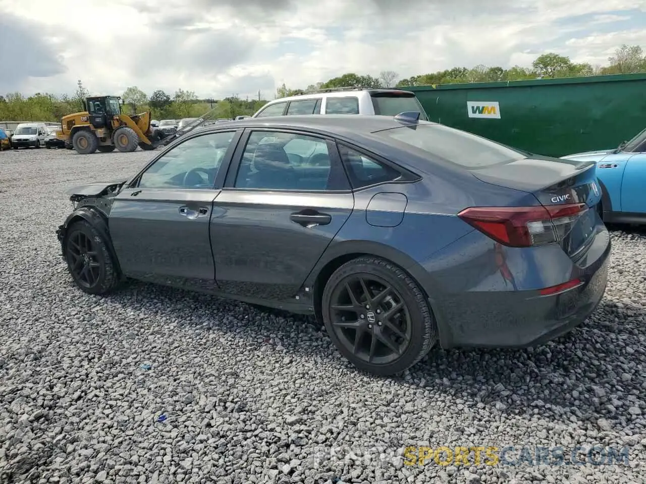 2 fotografías del automóvil dañado 2HGFE2F50SH519821 HONDA CIVIC 2025