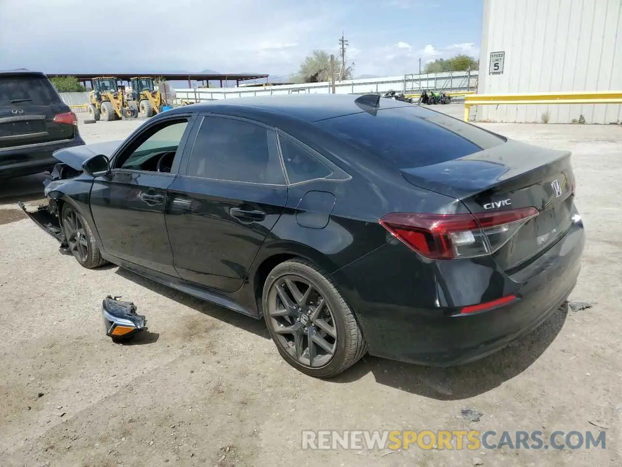 2 fotografías del automóvil dañado 2HGFE2F50SH522864 HONDA CIVIC 2025