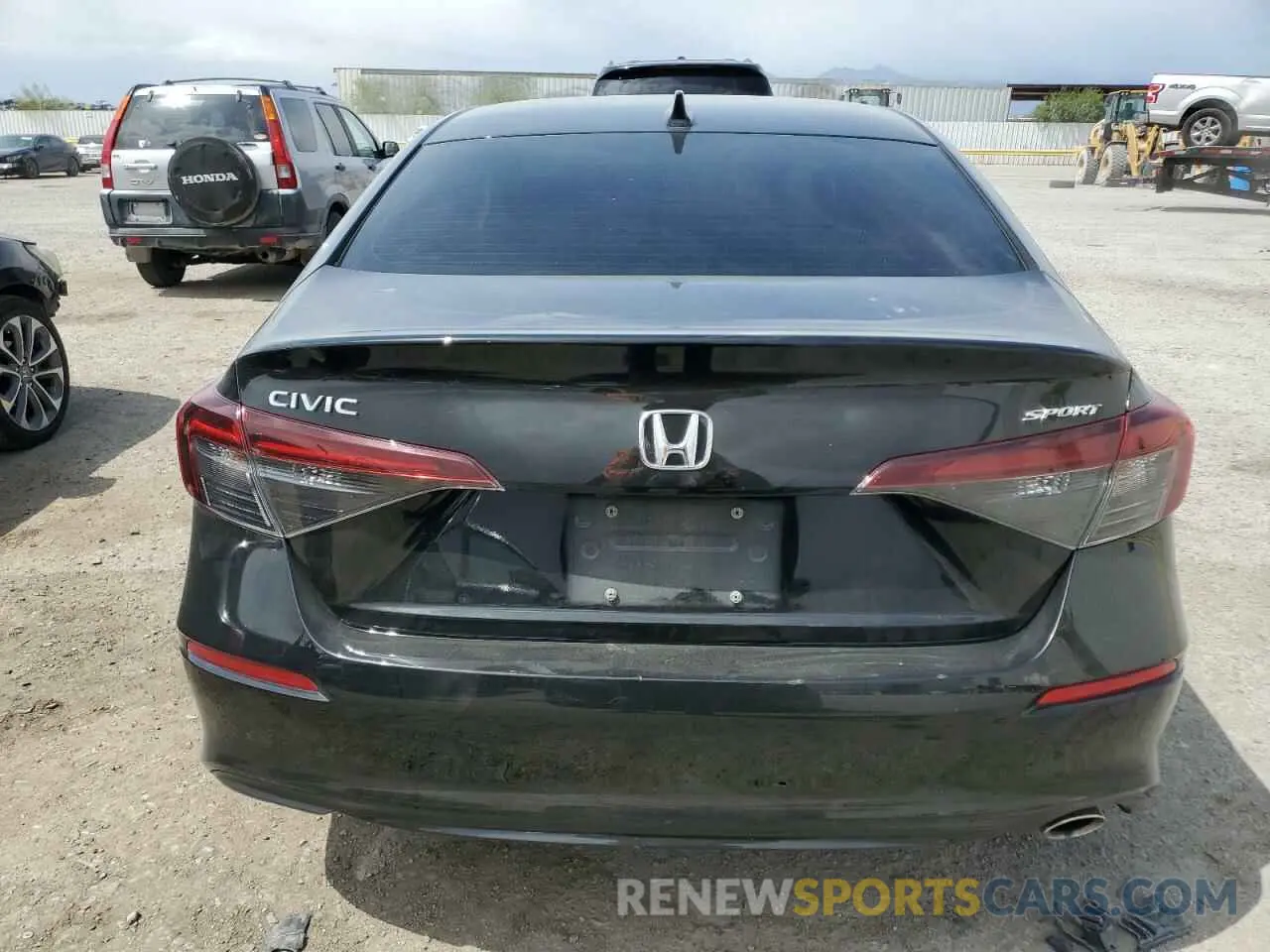 6 fotografías del automóvil dañado 2HGFE2F50SH522864 HONDA CIVIC 2025