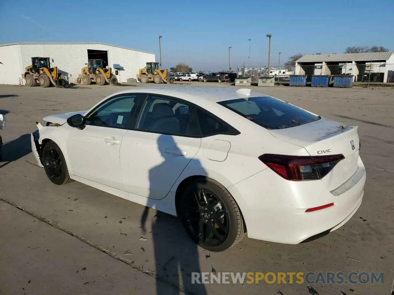 2 fotografías del automóvil dañado 2HGFE2F50SH528230 HONDA CIVIC 2025