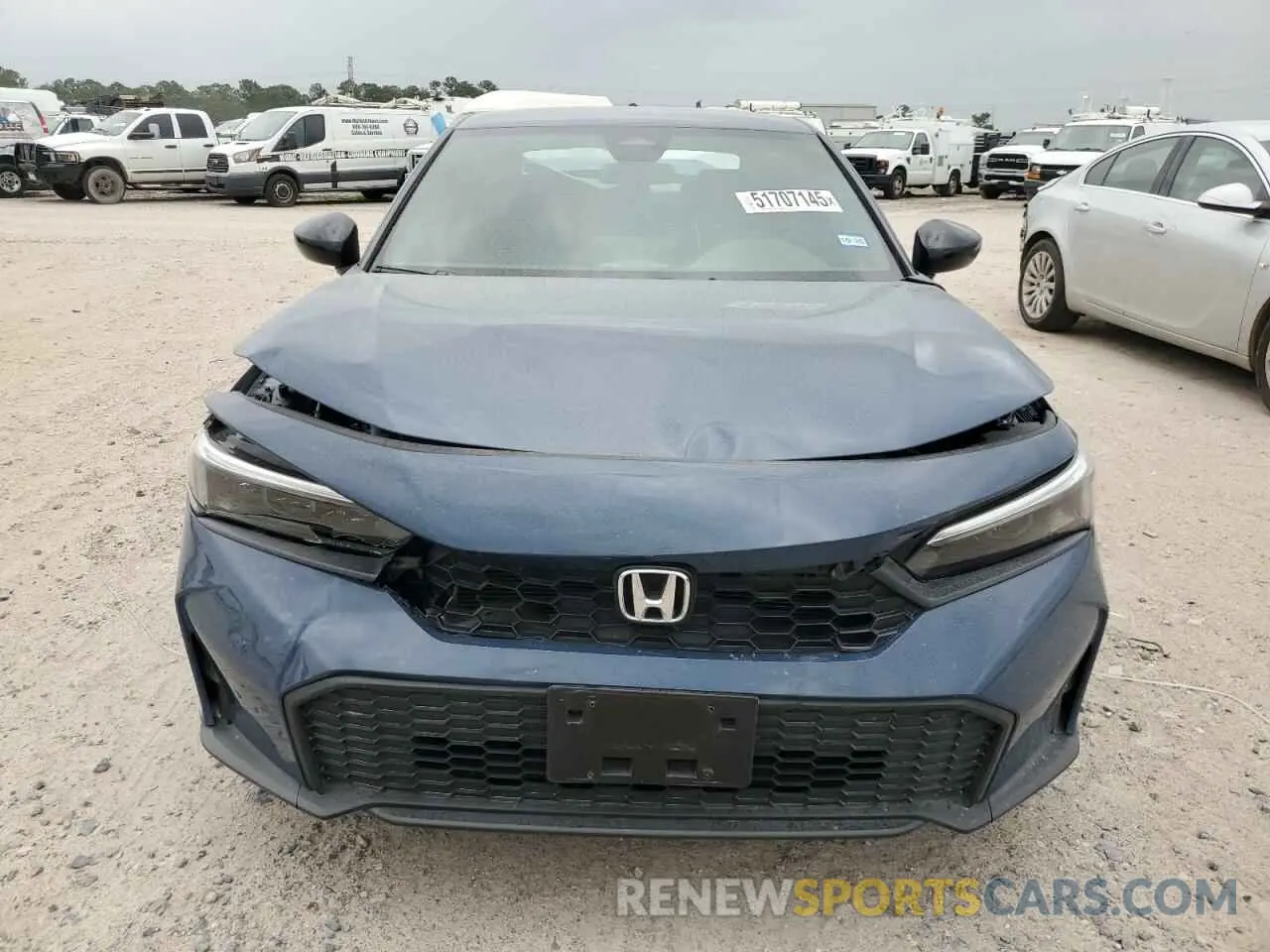 5 fotografías del automóvil dañado 2HGFE2F50SH531676 HONDA CIVIC 2025