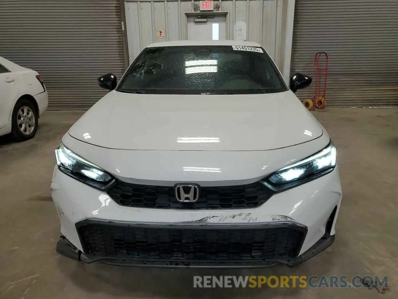 5 fotografías del automóvil dañado 2HGFE2F50SH535193 HONDA CIVIC 2025