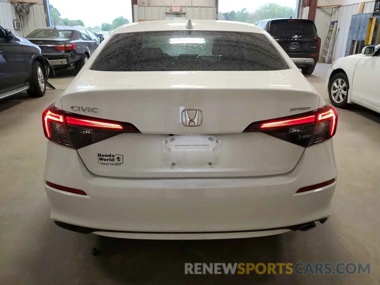 6 fotografías del automóvil dañado 2HGFE2F50SH535193 HONDA CIVIC 2025