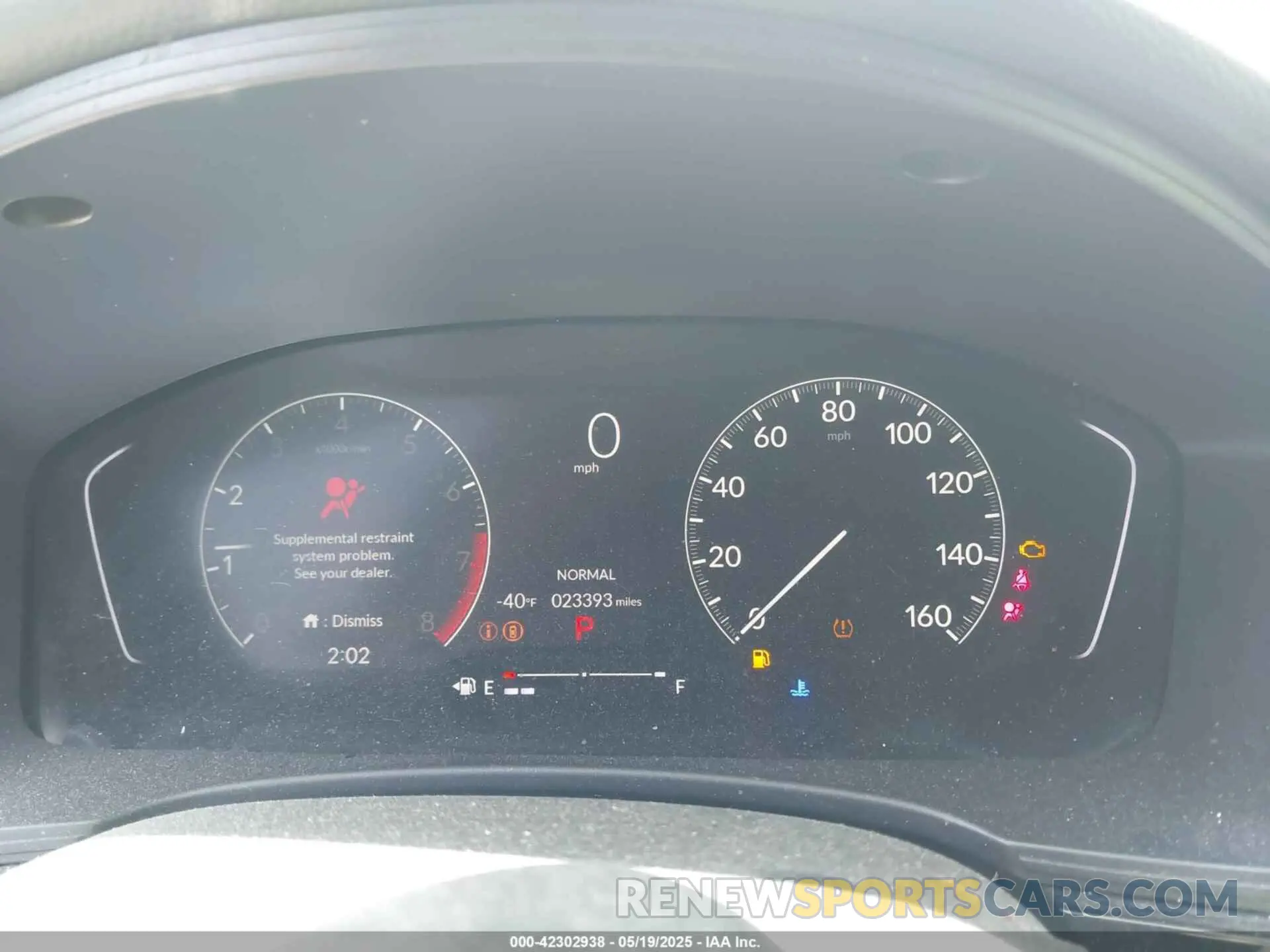 7 fotografías del automóvil dañado 2HGFE2F50SH542824 HONDA CIVIC 2025