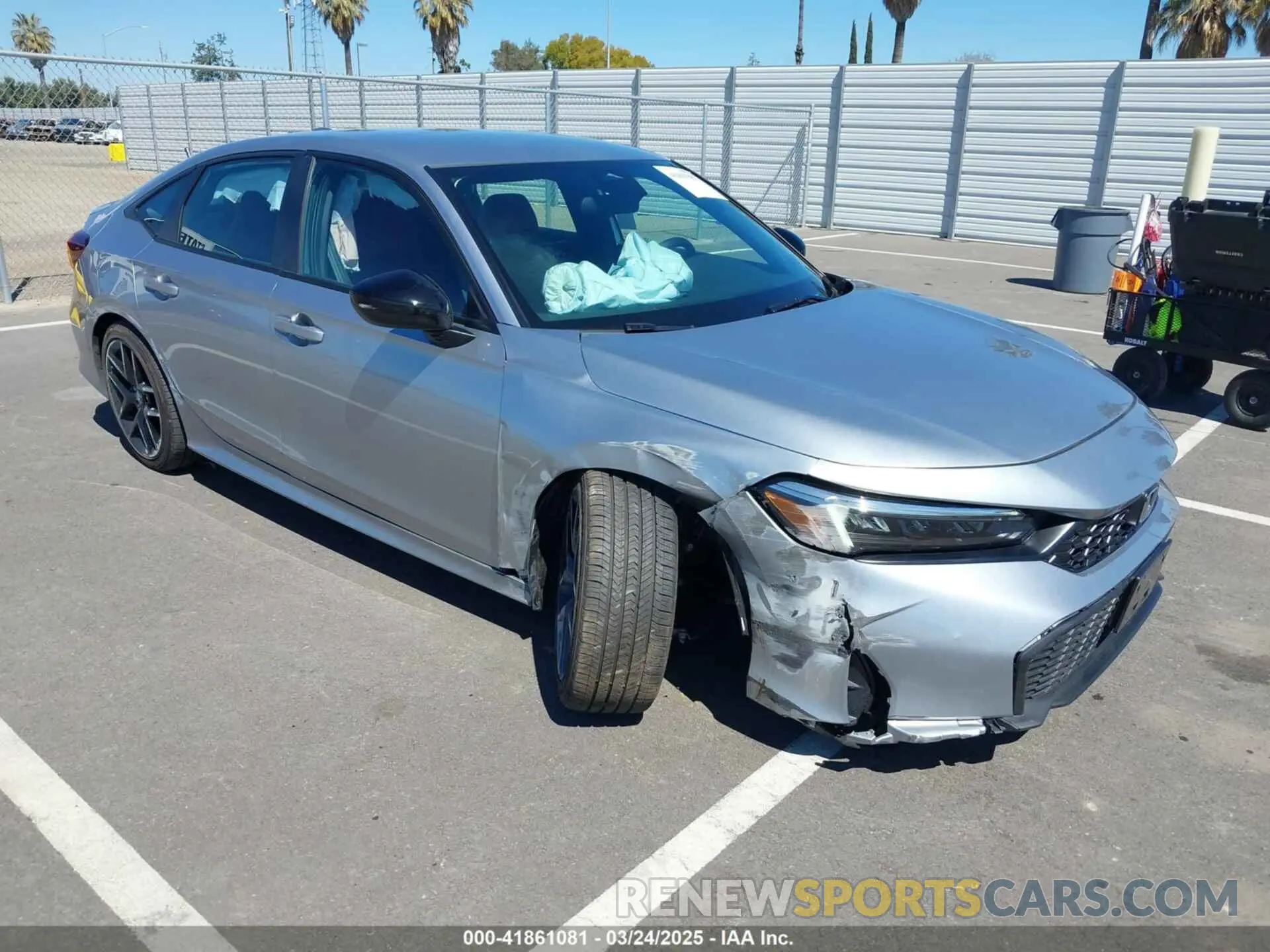 1 fotografías del automóvil dañado 2HGFE2F50SH546923 HONDA CIVIC 2025