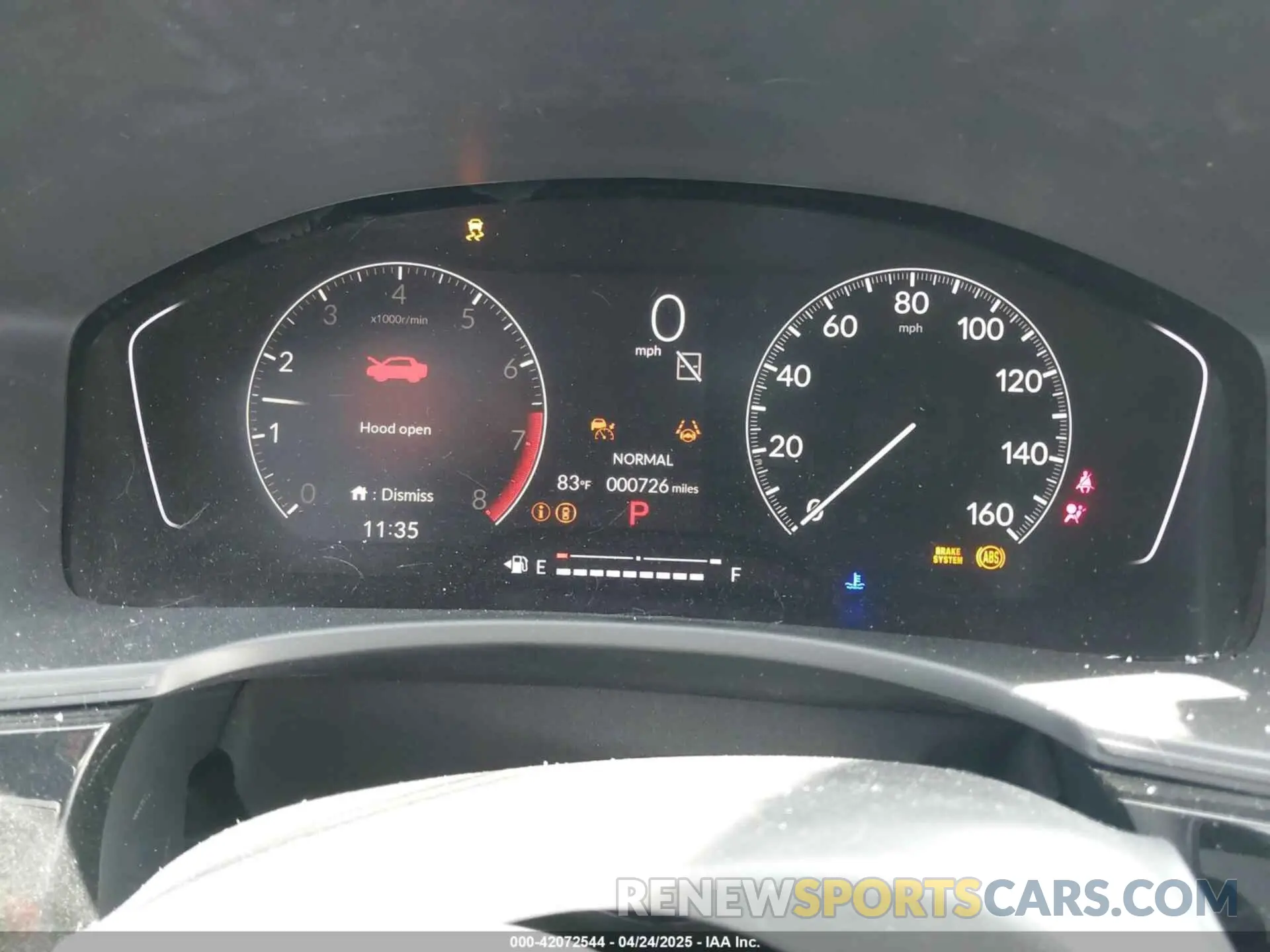7 fotografías del automóvil dañado 2HGFE2F50SH566900 HONDA CIVIC 2025