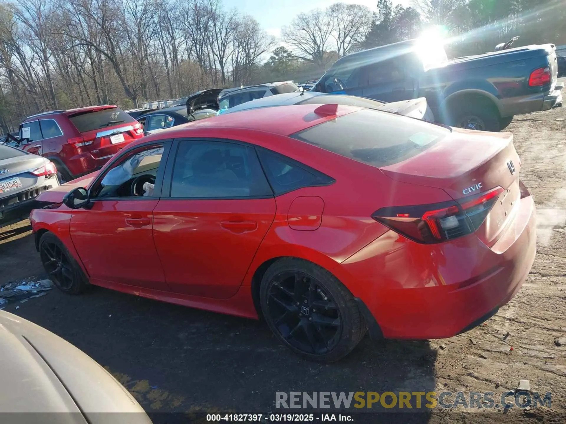 14 fotografías del automóvil dañado 2HGFE2F51SH515194 HONDA CIVIC 2025
