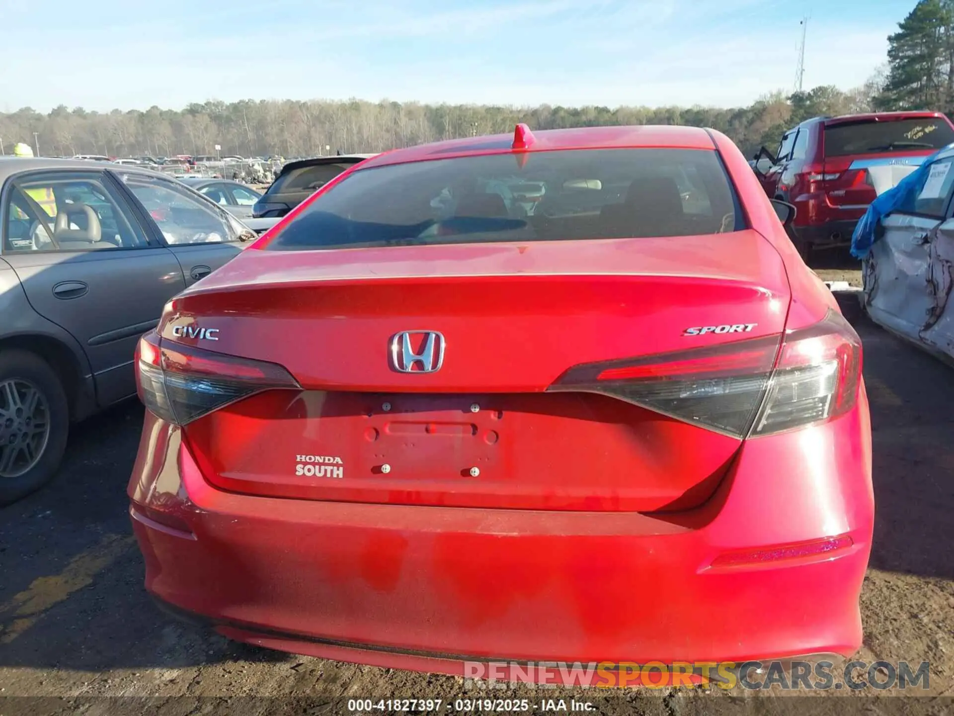 16 fotografías del automóvil dañado 2HGFE2F51SH515194 HONDA CIVIC 2025