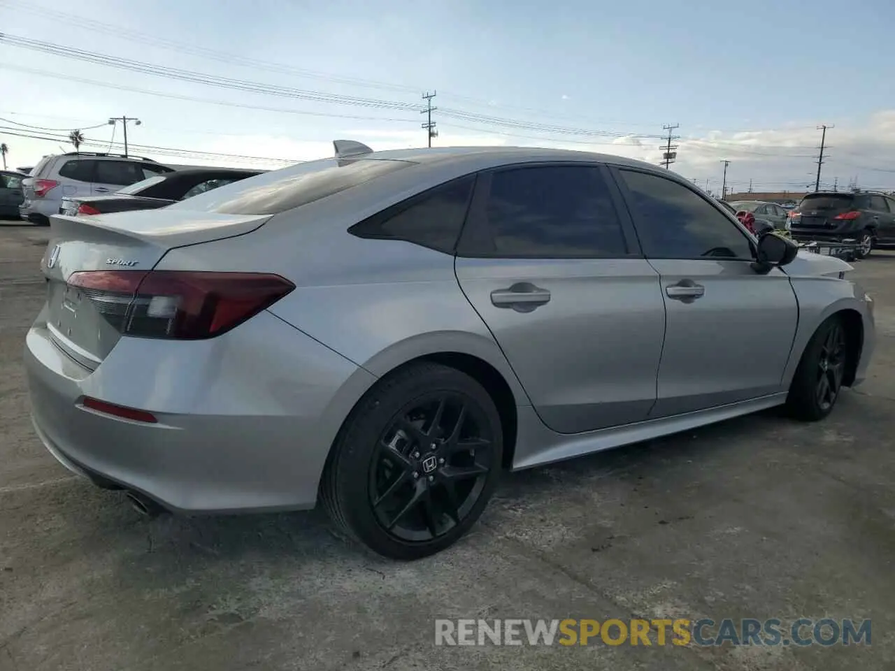 3 fotografías del automóvil dañado 2HGFE2F51SH516443 HONDA CIVIC 2025