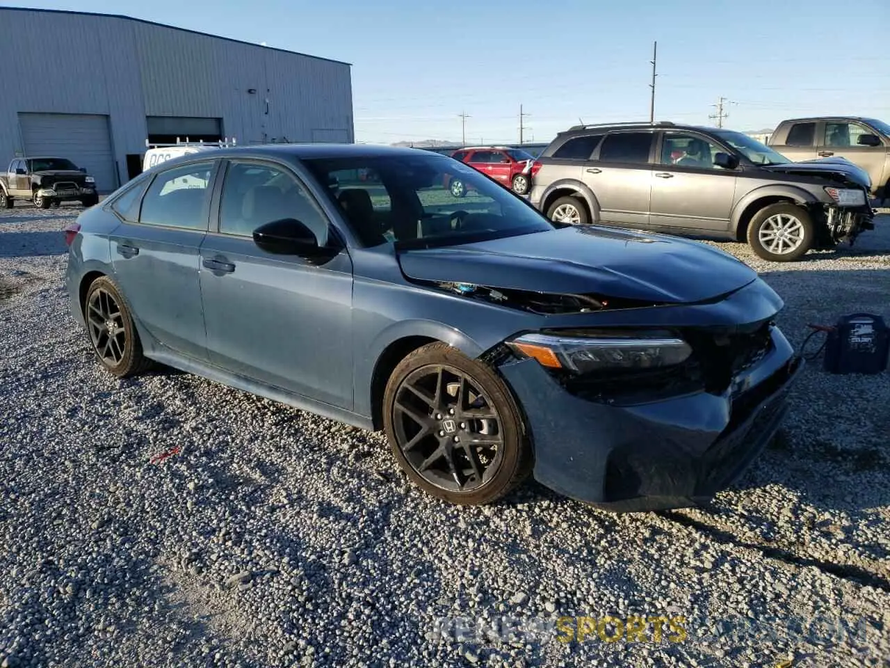 4 fotografías del automóvil dañado 2HGFE2F51SH521366 HONDA CIVIC 2025