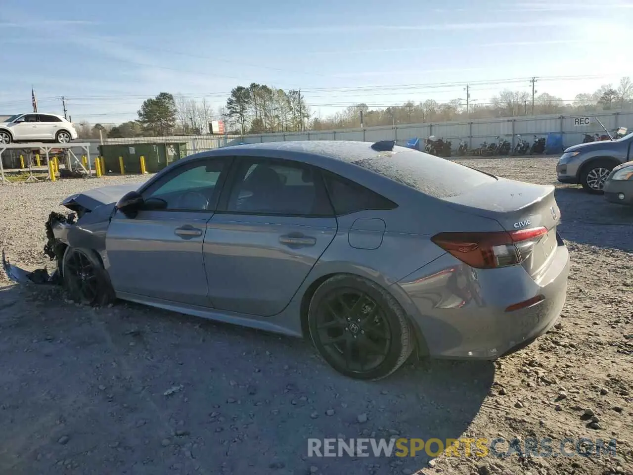 2 fotografías del automóvil dañado 2HGFE2F51SH529628 HONDA CIVIC 2025