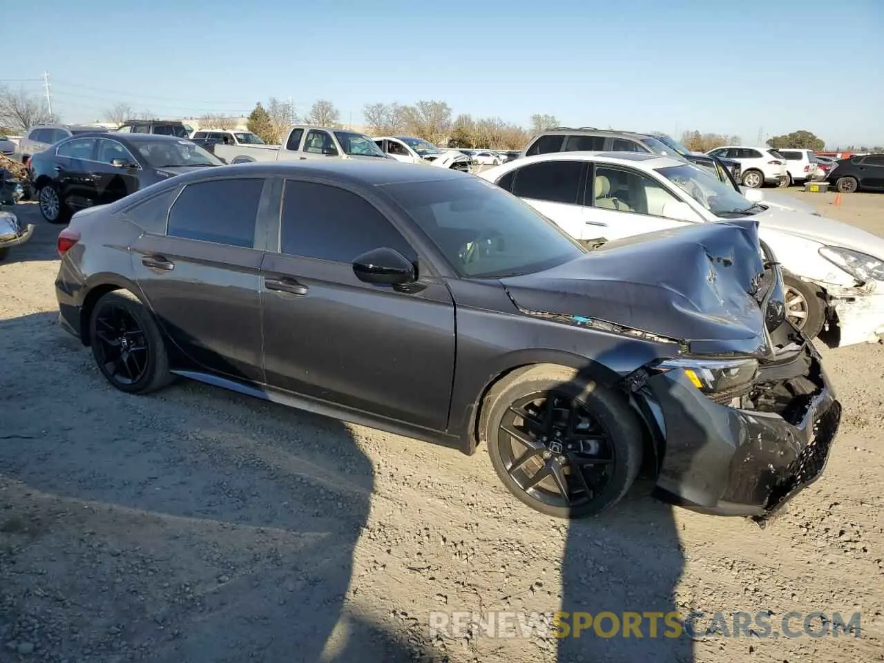 4 fotografías del automóvil dañado 2HGFE2F51SH538376 HONDA CIVIC 2025
