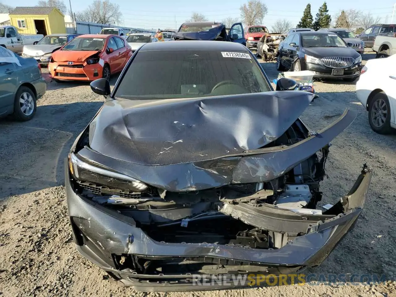 5 fotografías del automóvil dañado 2HGFE2F51SH538376 HONDA CIVIC 2025