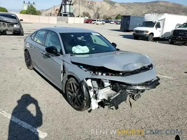 10 fotografías del automóvil dañado 2HGFE2F51SH557221 HONDA CIVIC 2025