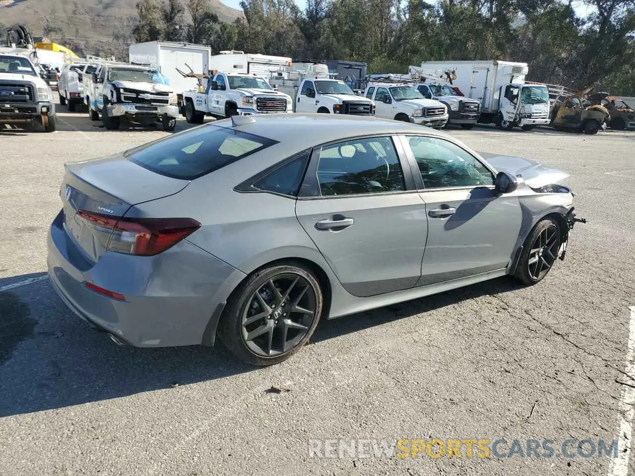 3 fotografías del automóvil dañado 2HGFE2F51SH557221 HONDA CIVIC 2025