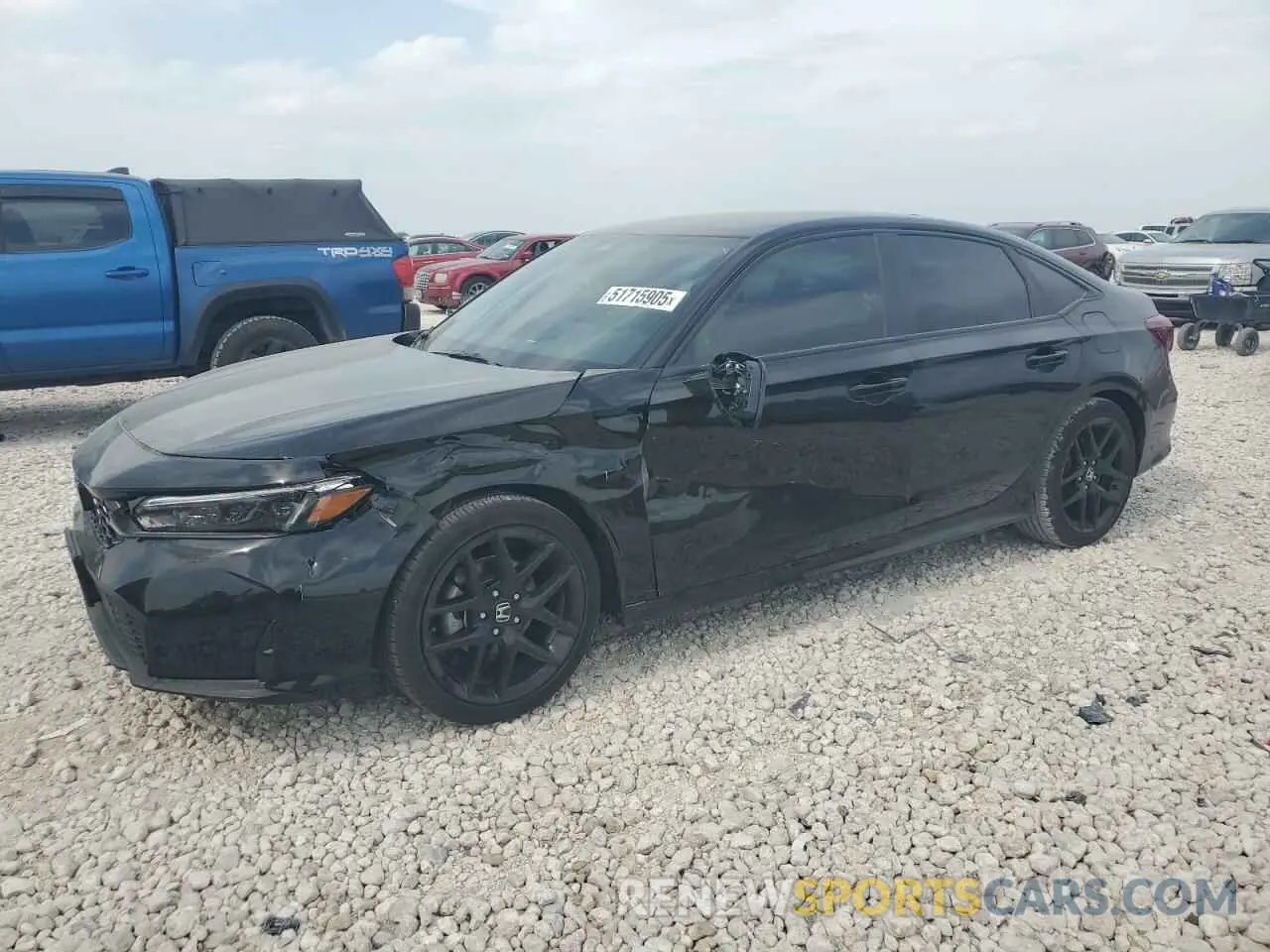 1 fotografías del automóvil dañado 2HGFE2F51SH570874 HONDA CIVIC 2025
