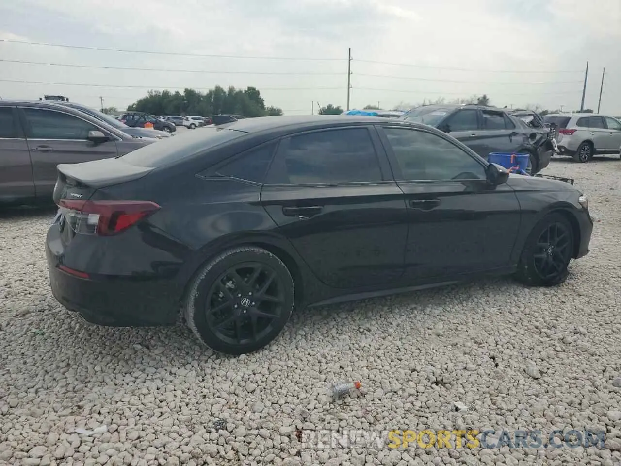 3 fotografías del automóvil dañado 2HGFE2F51SH570874 HONDA CIVIC 2025