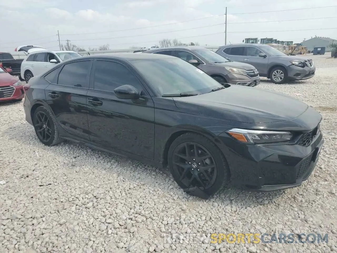 4 fotografías del automóvil dañado 2HGFE2F51SH570874 HONDA CIVIC 2025