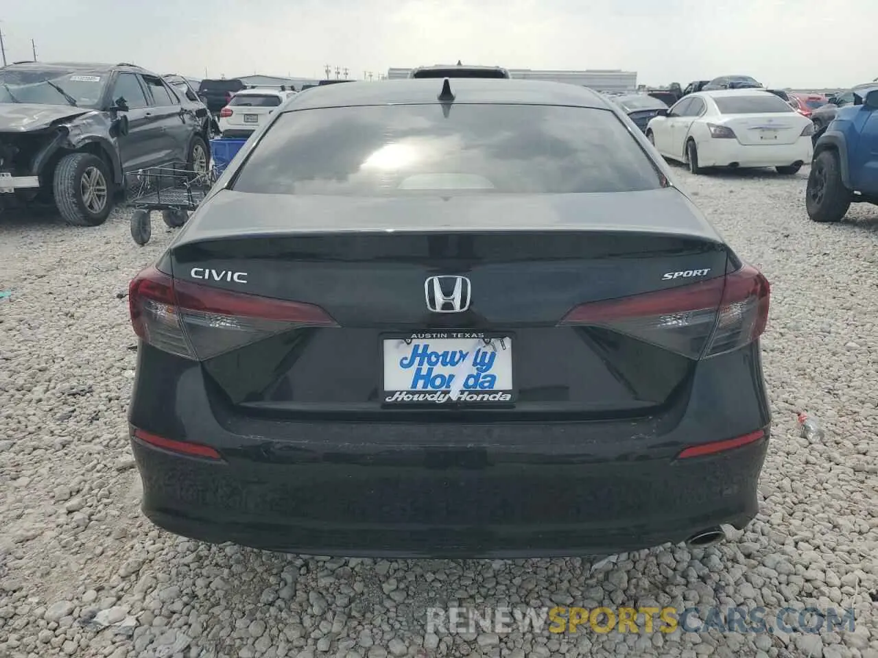 6 fotografías del automóvil dañado 2HGFE2F51SH570874 HONDA CIVIC 2025