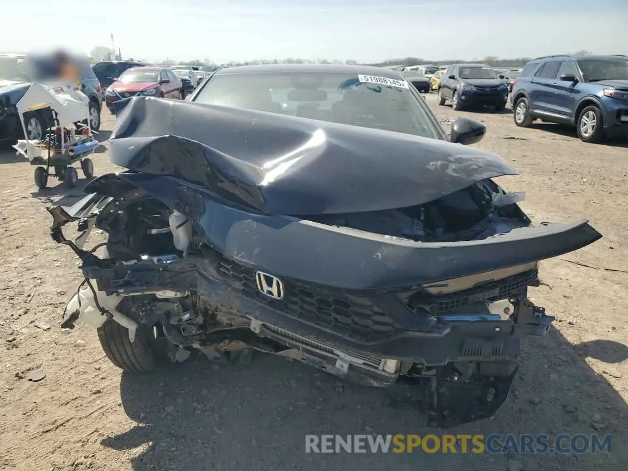 5 fotografías del automóvil dañado 2HGFE2F52SH509601 HONDA CIVIC 2025
