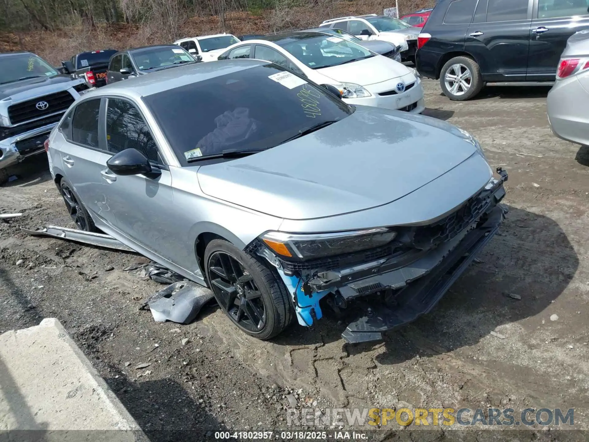 1 fotografías del automóvil dañado 2HGFE2F52SH513826 HONDA CIVIC 2025