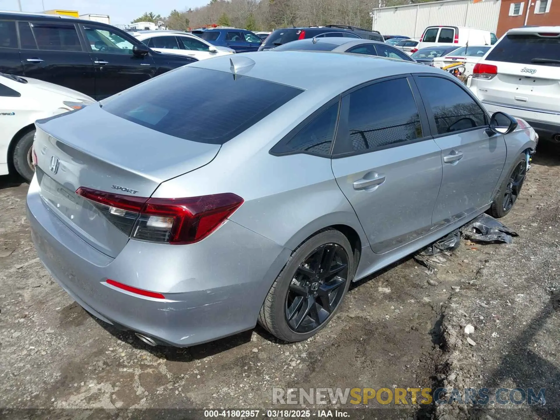 4 fotografías del automóvil dañado 2HGFE2F52SH513826 HONDA CIVIC 2025