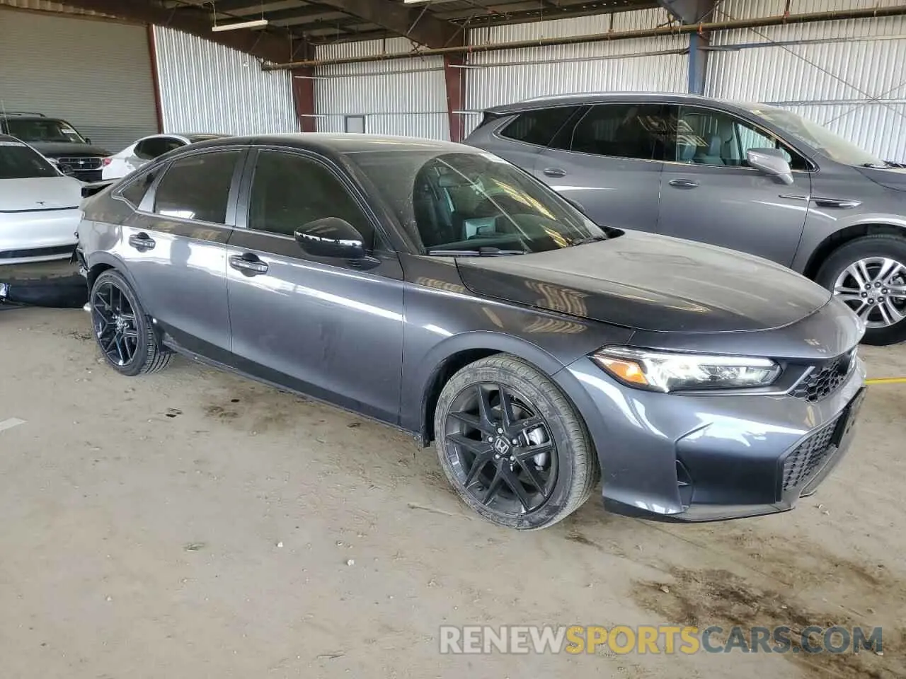 4 fotografías del automóvil dañado 2HGFE2F52SH526754 HONDA CIVIC 2025