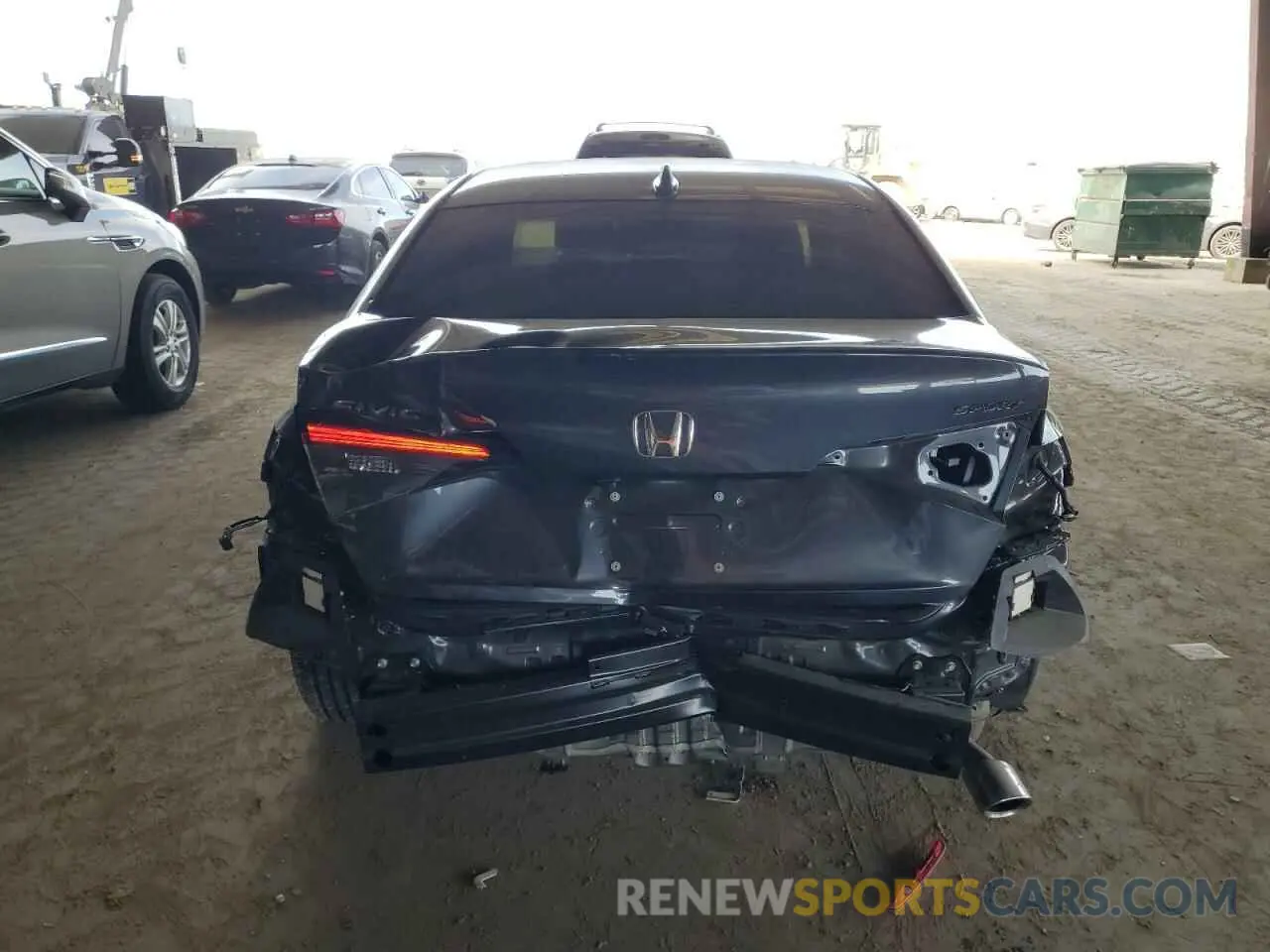 6 fotografías del automóvil dañado 2HGFE2F52SH526754 HONDA CIVIC 2025